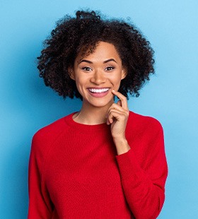 Young woman with a whiter and brighter smile