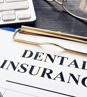 Dental insurance paperwork in Delafield  