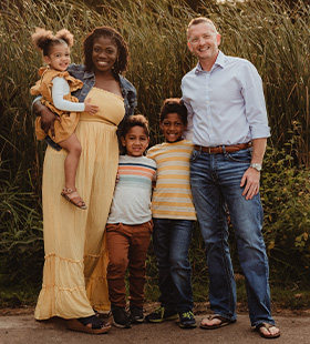 Dr. Holinbeck and her family