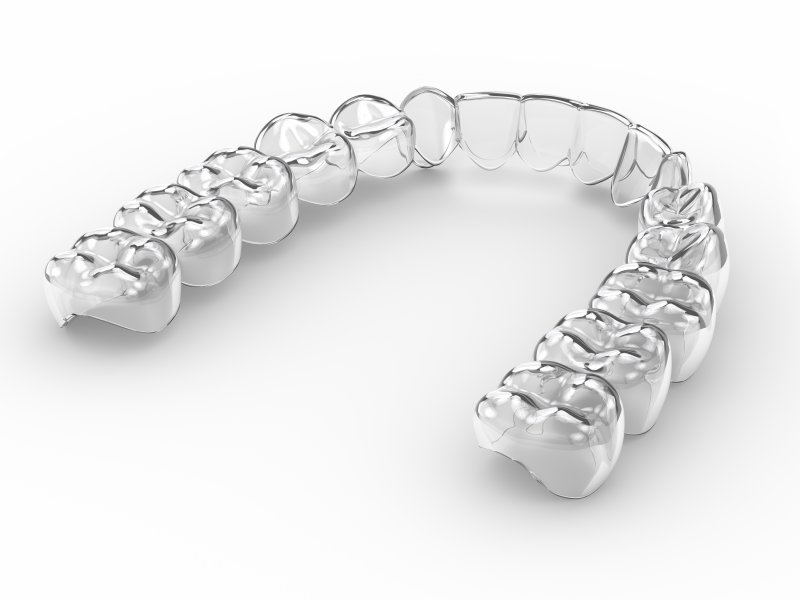 an Invisalign aligner